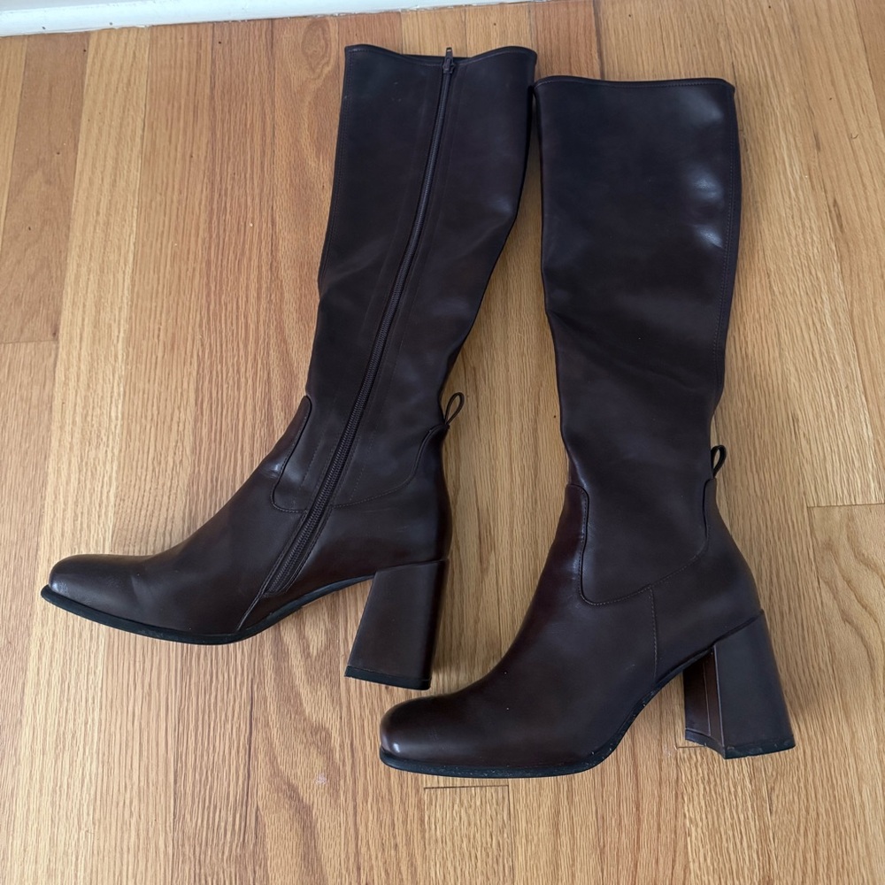 Jeffrey Campbell hot lava Brown Heeled Boots size 9